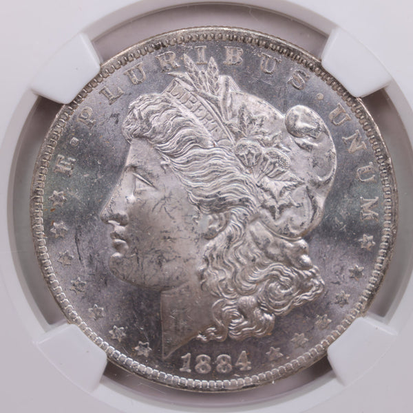 1884-O Morgan Silver Dollar., NGC Certified MS-63., Store Sale #GDR091
