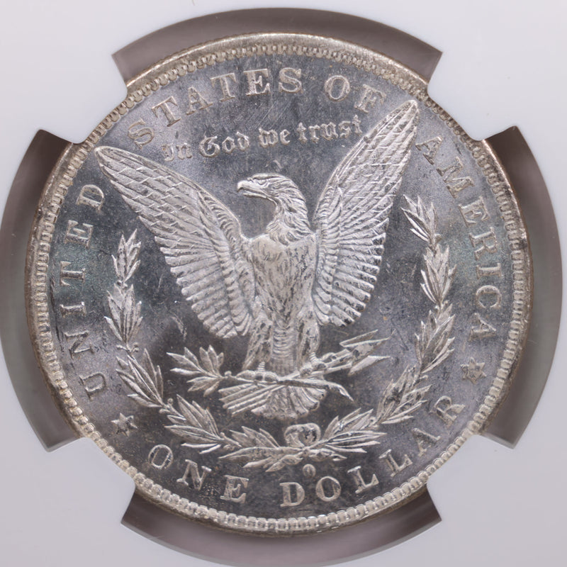 1884-O Morgan Silver Dollar., NGC Certified MS-63., Store Sale