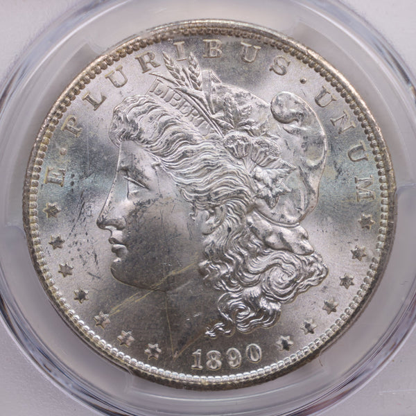 1890-S Morgan Silver Dollar., PCGS Certified MS-64., Store Sale #GDR094