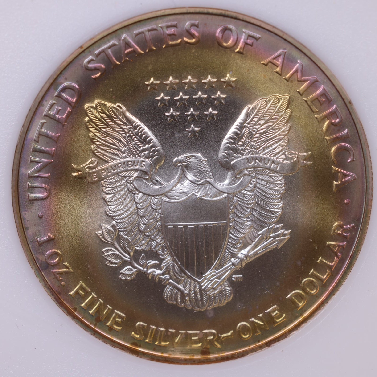 1999 American Silver Eagle Toner, MS-67, Store#AE0313