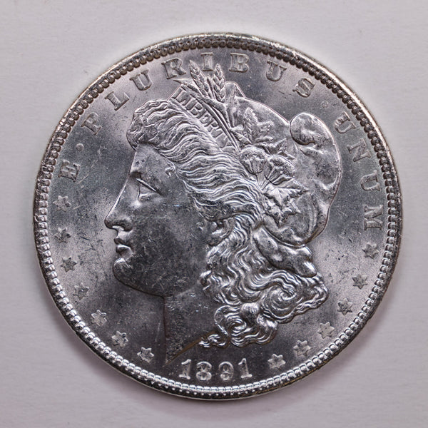 1891 Morgan Silver Dollar., Mint State, Condition., Store Sale #DR0622