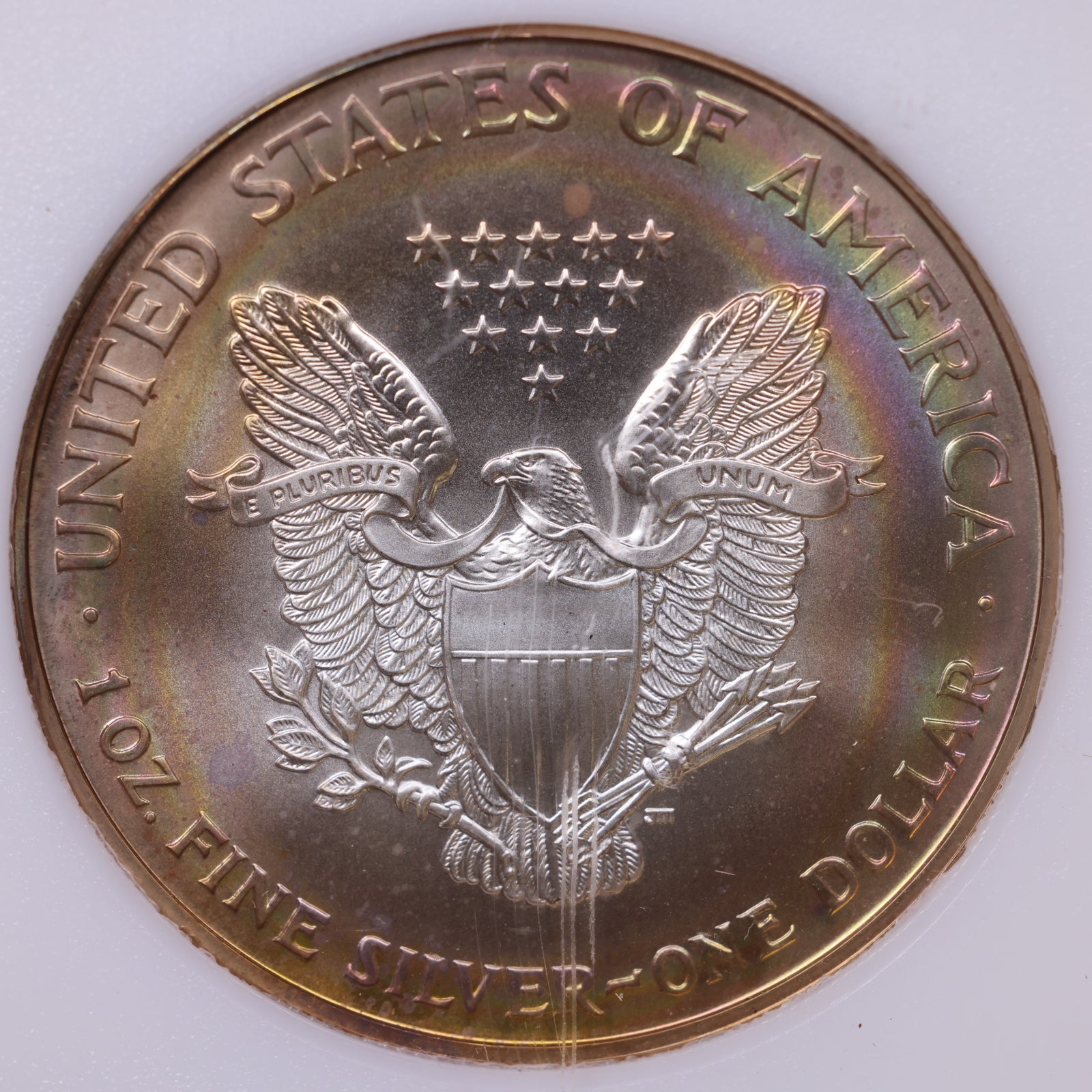 2000 American Silver Eagle Toner, MS-67, Store#AE0315