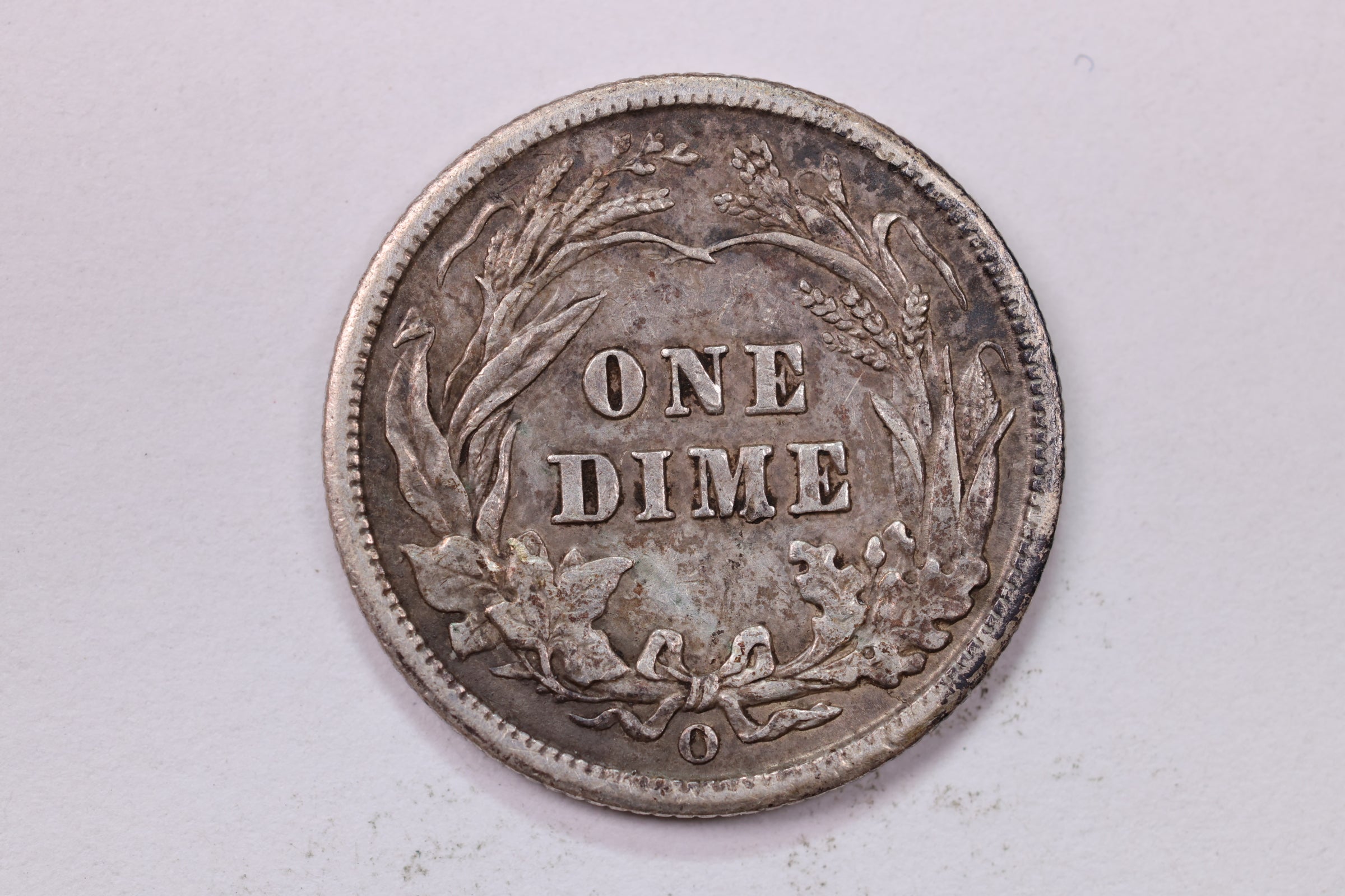1905-O 10 Cent., Barber Silver Dime., Extra Fine Circulated Coin., Store #1712