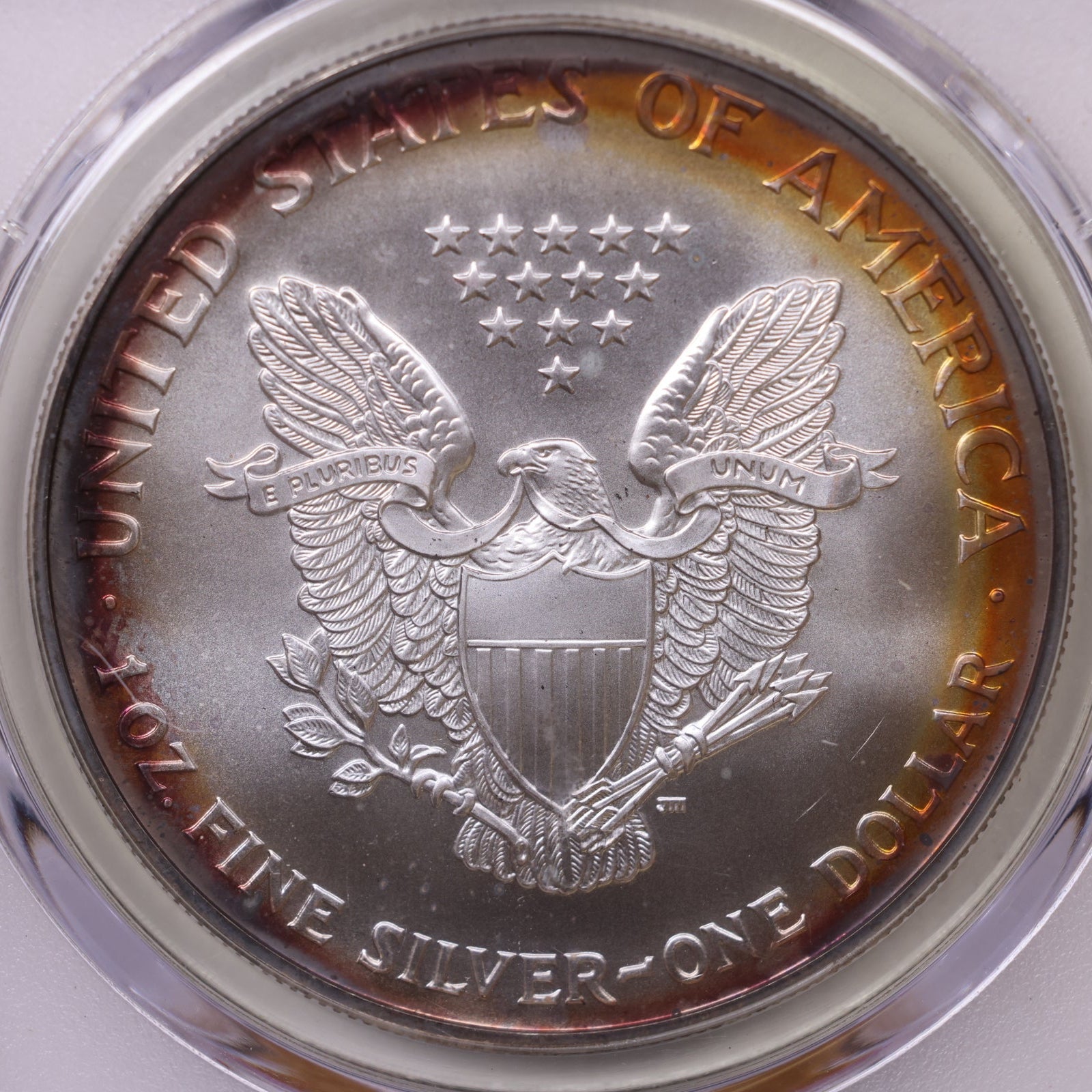 2000 American Silver Eagle Toner, PCGS MS-68, Store#AE0317