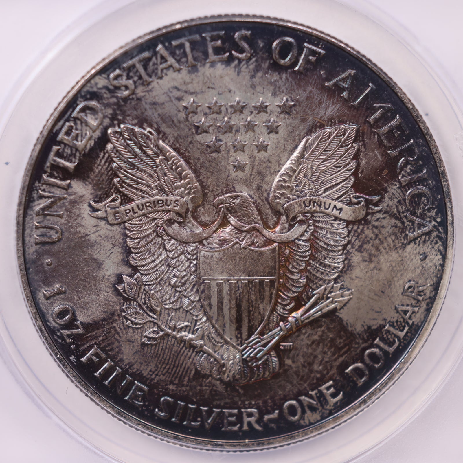2000 American Silver Eagle Toner, ANACS MS-67, Store#AE0318