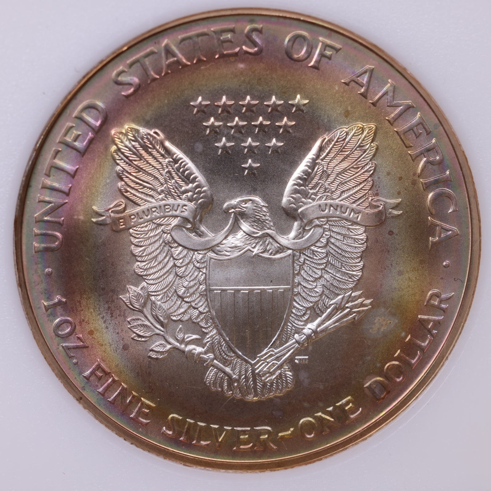2000 American Silver Eagle Toner, MS-67, Store#AE0319