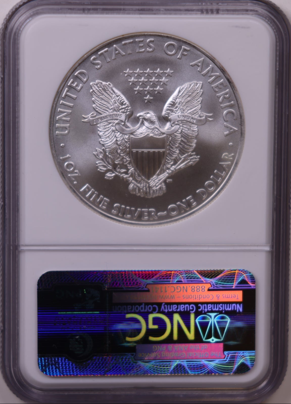 2010 American Silver Eagle, Early Release, NGC MS-70, Store#AE0321