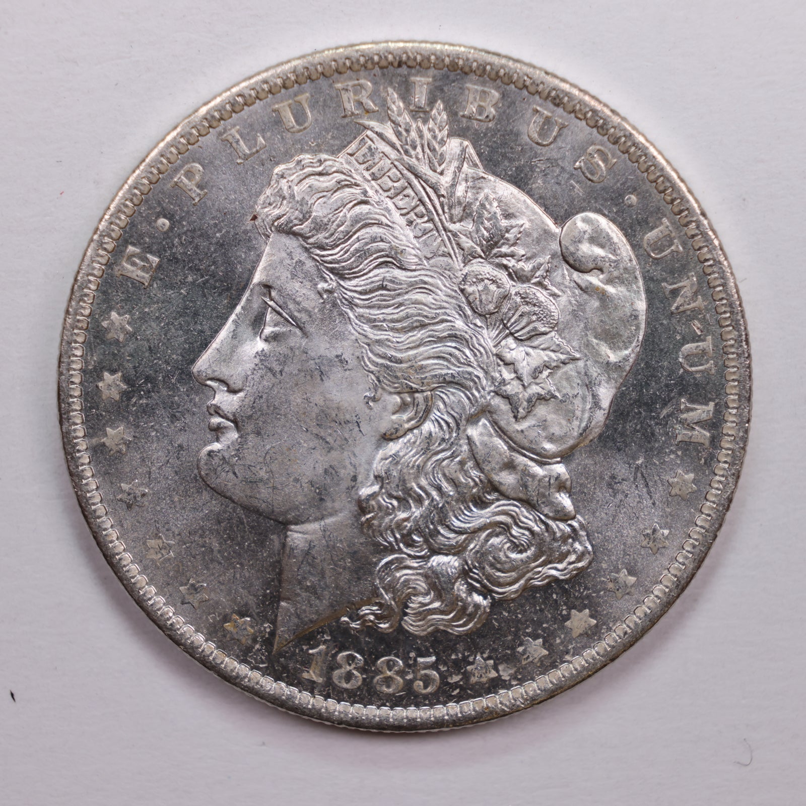 1885-O Morgan Dollar, Mint State Proof-like Uncirculated Coin, Store #DR0634
