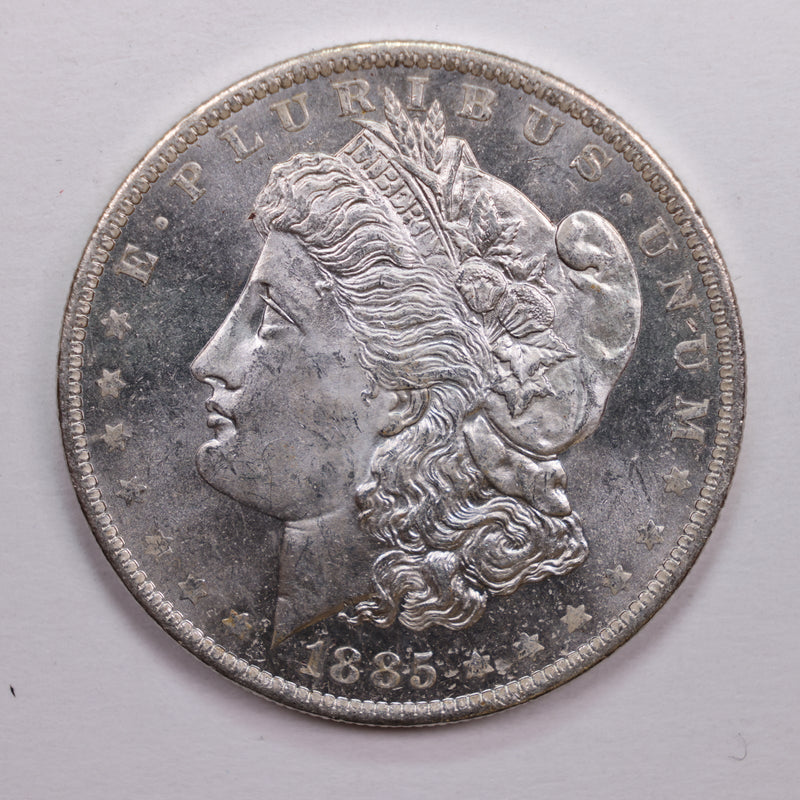 1885-O Morgan Silver Dollar., Mint State, Proof Like., Store Sale