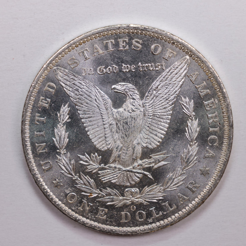 1885-O Morgan Silver Dollar., Mint State, Proof Like., Store Sale