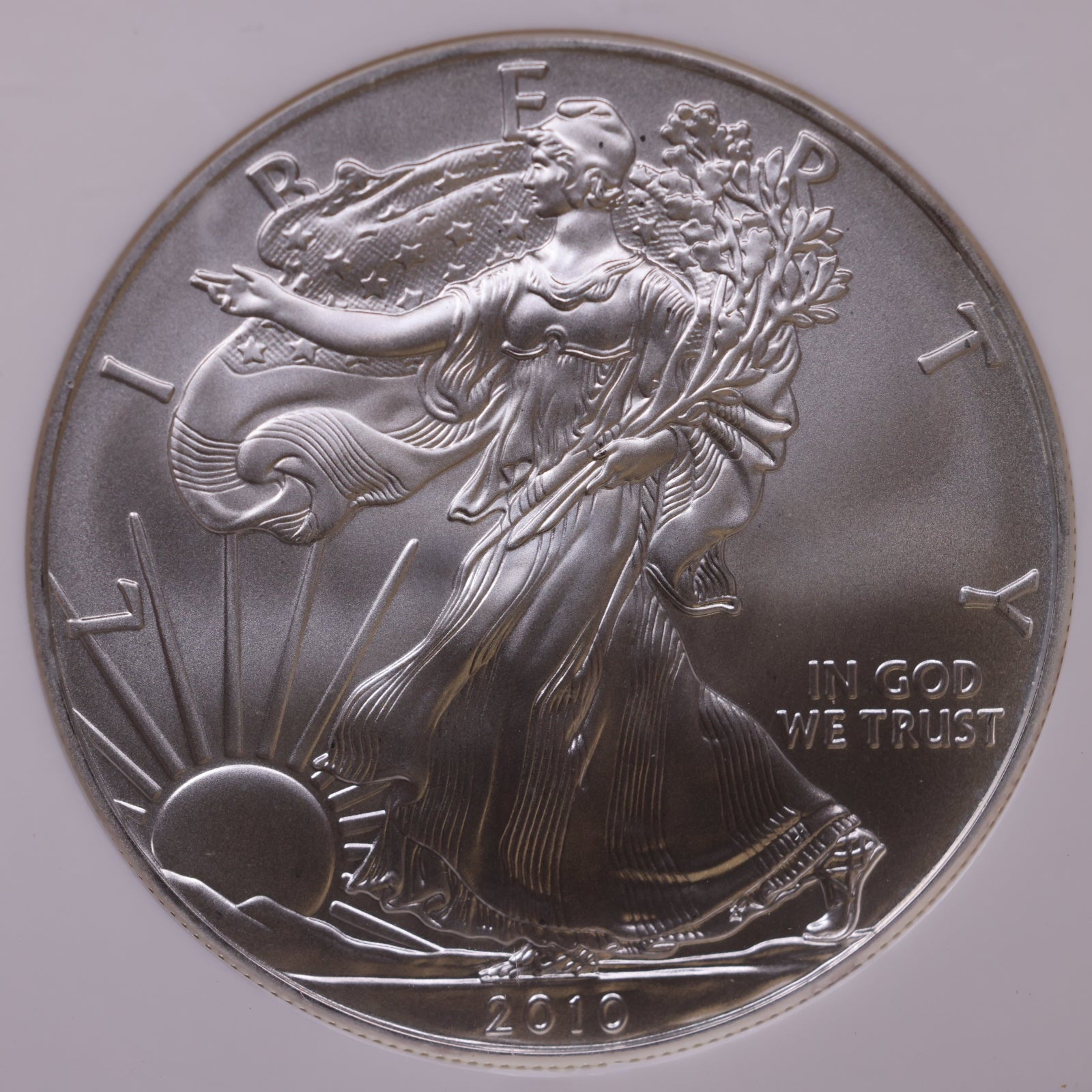 2010 American Silver Eagle, Early Release, NGC MS-70, Store#AE0322