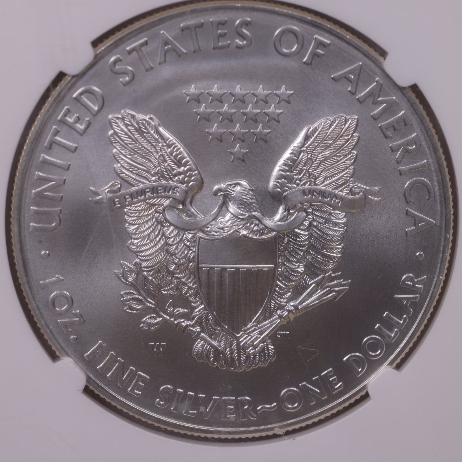 2012-W Burnished American Silver Eagle, NGC MS-70, Store#AE0326