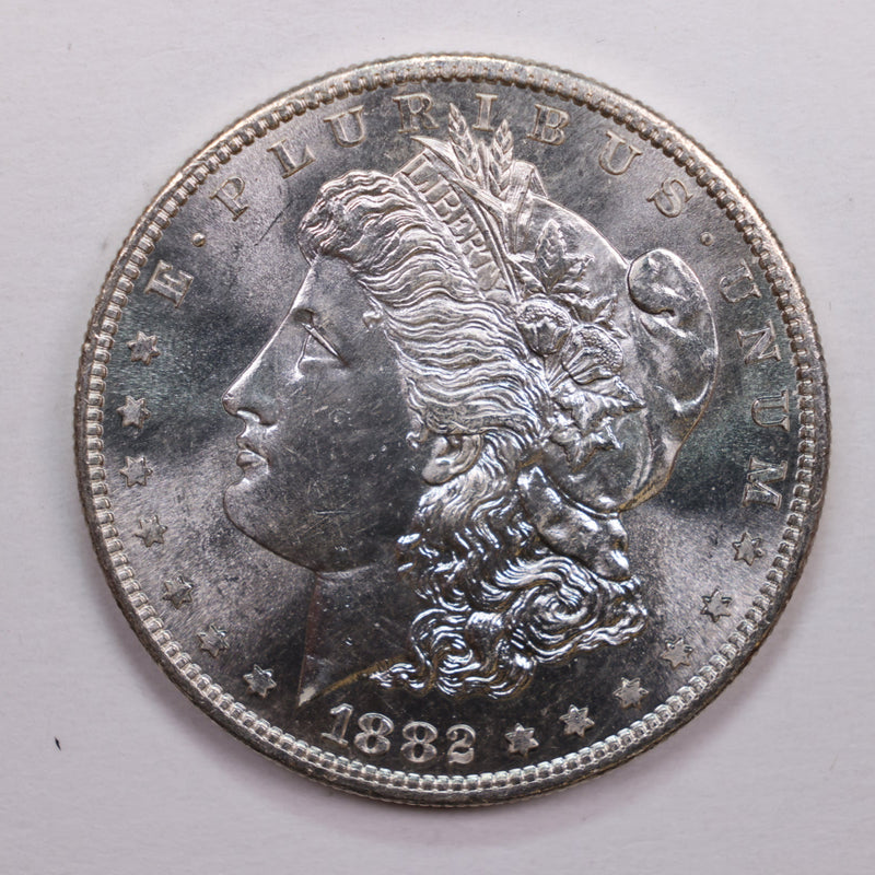 1882-S Morgan Silver Dollar., Mint State, Proof Like., Store Sale
