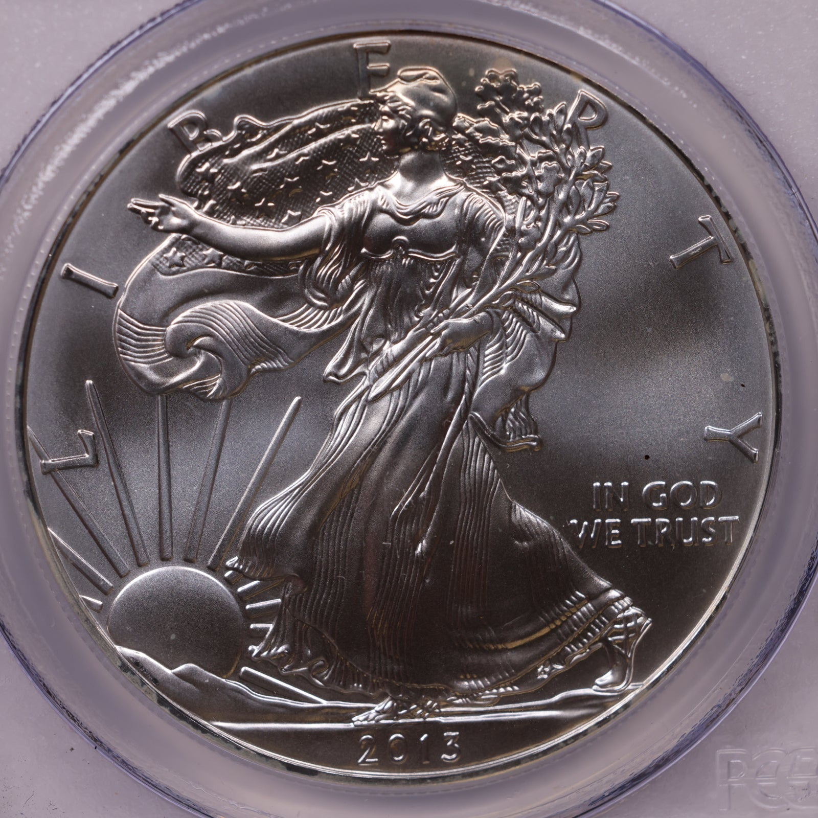 2013 (W) American Silver Eagle, First Strike, PCGS MS-70, Store#AE0327