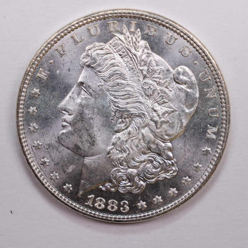 1883 Morgan Silver Dollar., Mint State, Proof Like., Store Sale