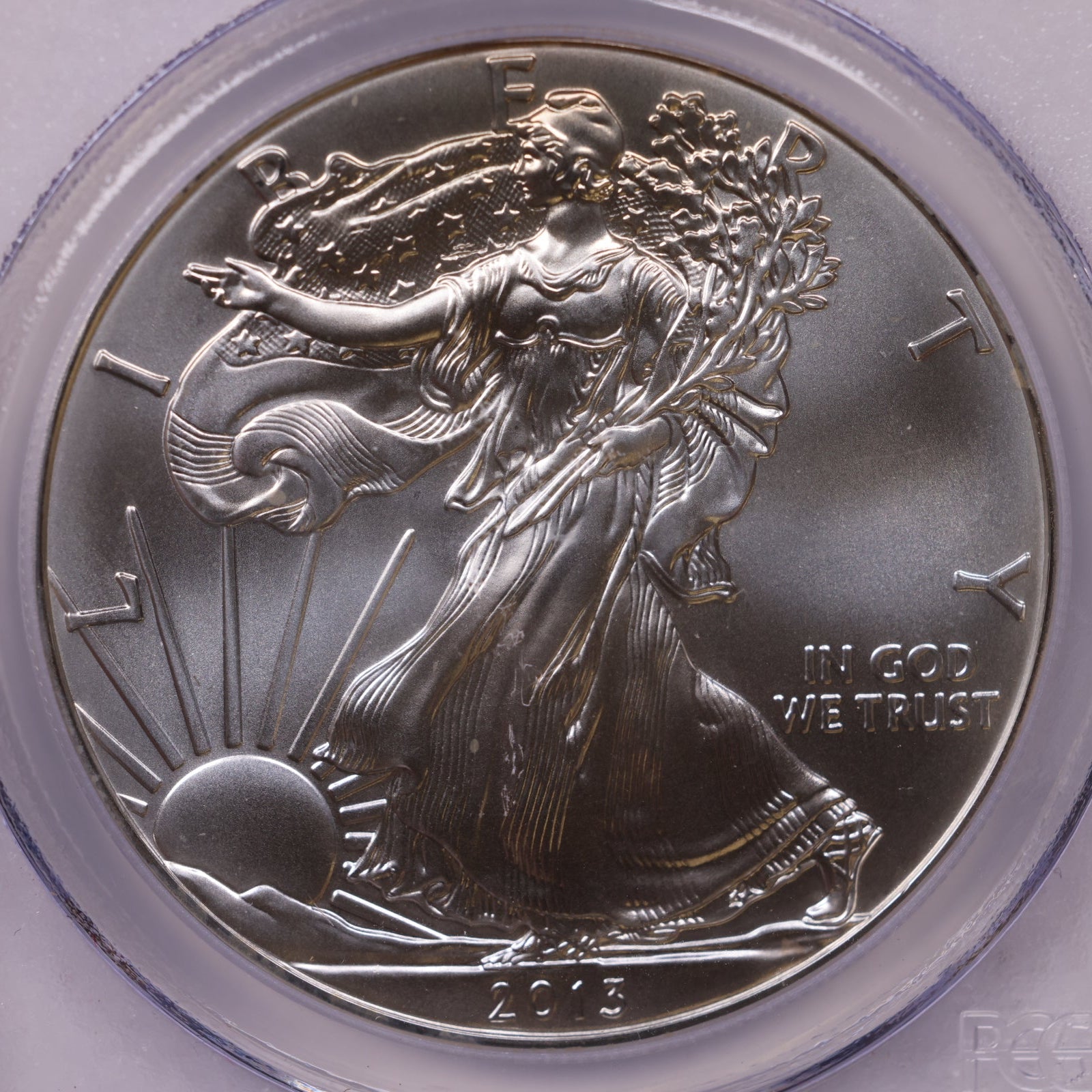 2013 (W) American Silver Eagle, First Strike, PCGS MS-70, Store#AE0328