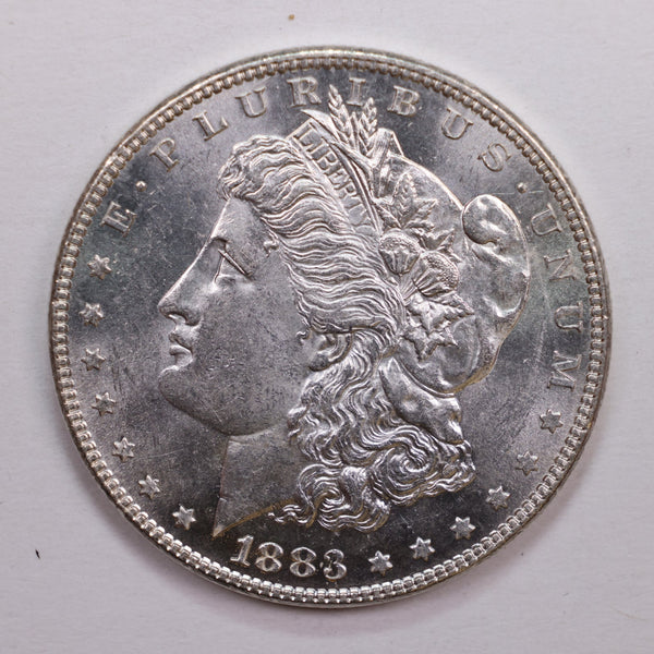 1883 Morgan Silver Dollar., Mint State, Proof Like., Store Sale #DR0648