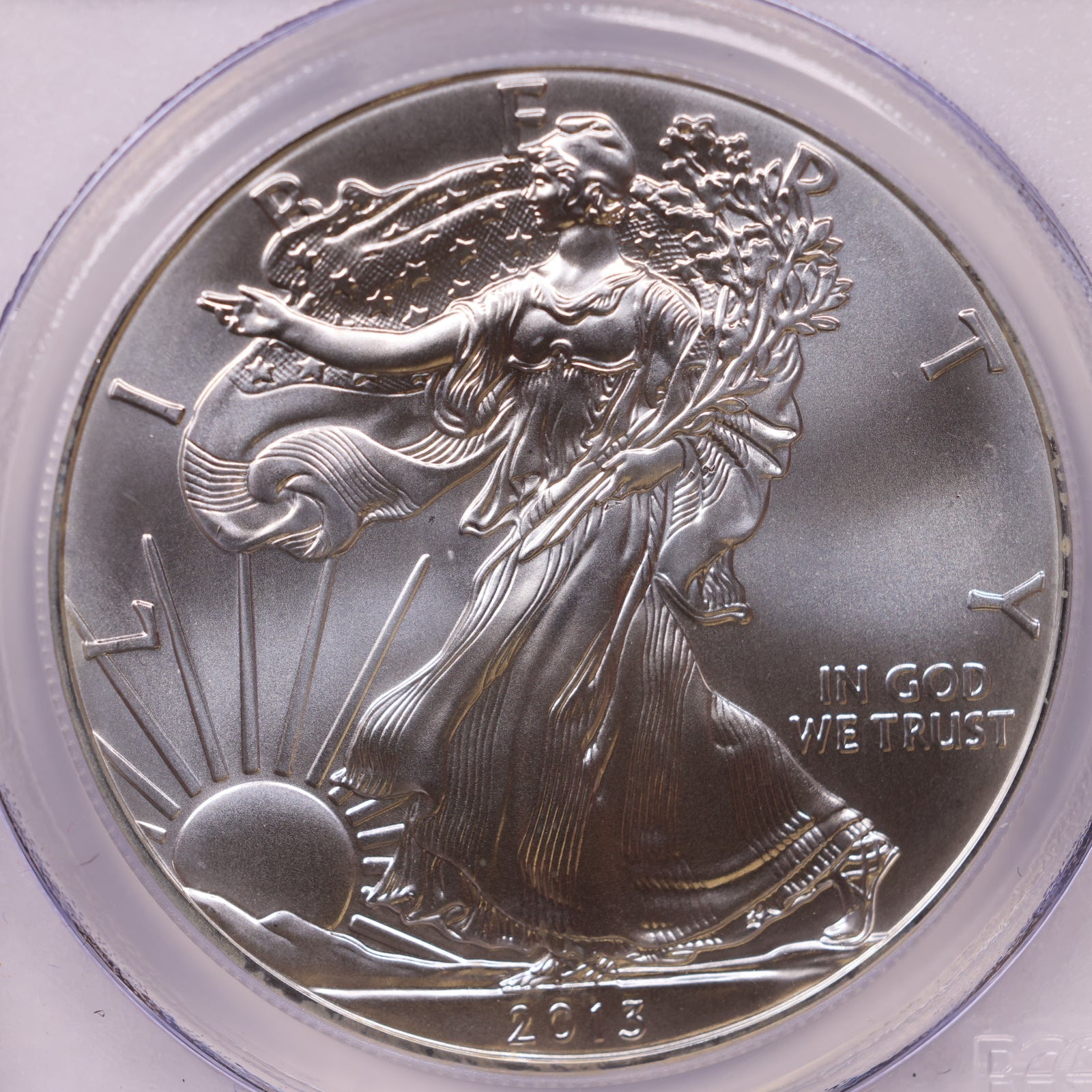 2013 (W) American Silver Eagle, First Strike, PCGS MS-70, Store#AE0329