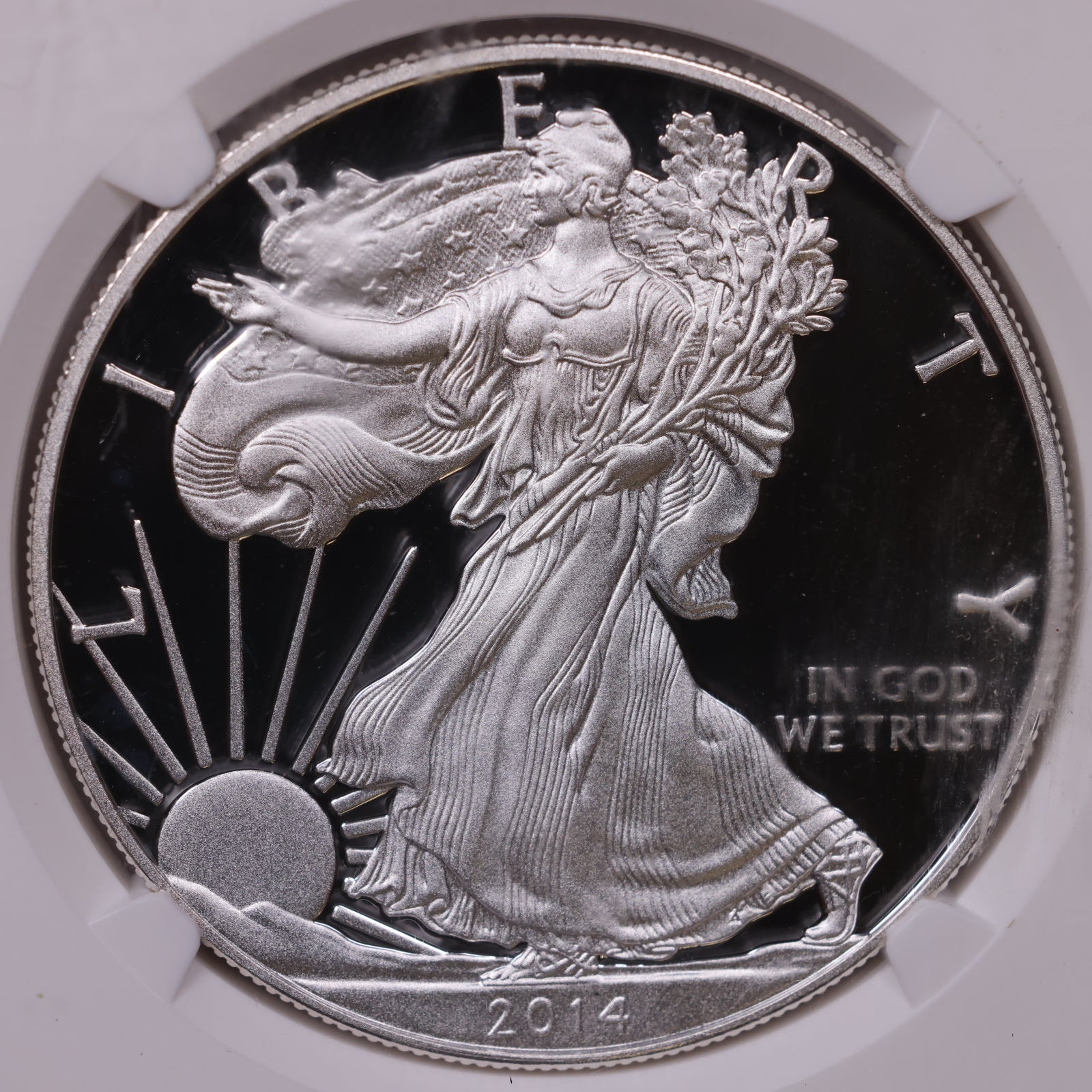 2014-W Ultra Cameo American Silver Eagle, Early Release, NGC PF-70, Store#AE0330