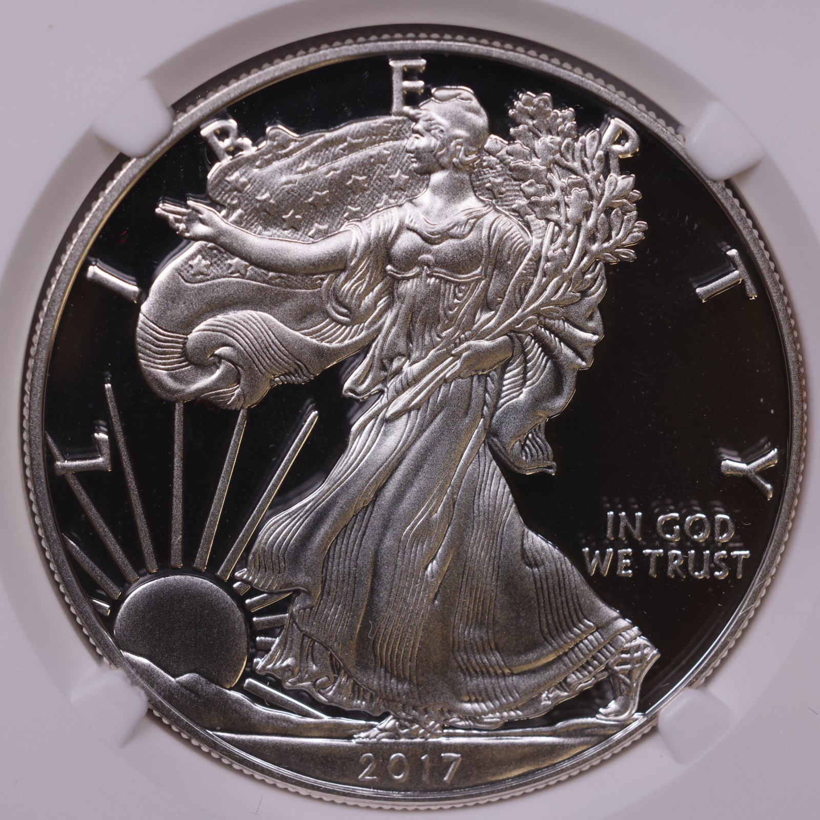 2017-S American Silver Eagle, Ultra Cameo, NGC PF-69, Store#AE0333