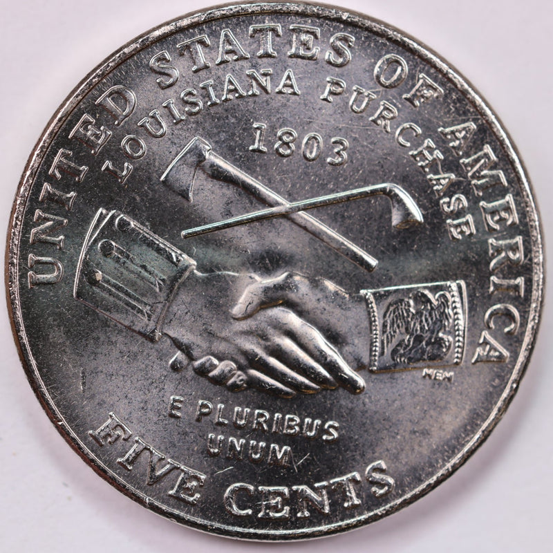 2004-P Jefferson Nickel (Peace), Uncirculated coin, Store #UN004PP