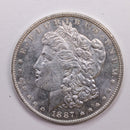 1887 Morgan Silver Dollar., Mint State Proof Like., Store Sale