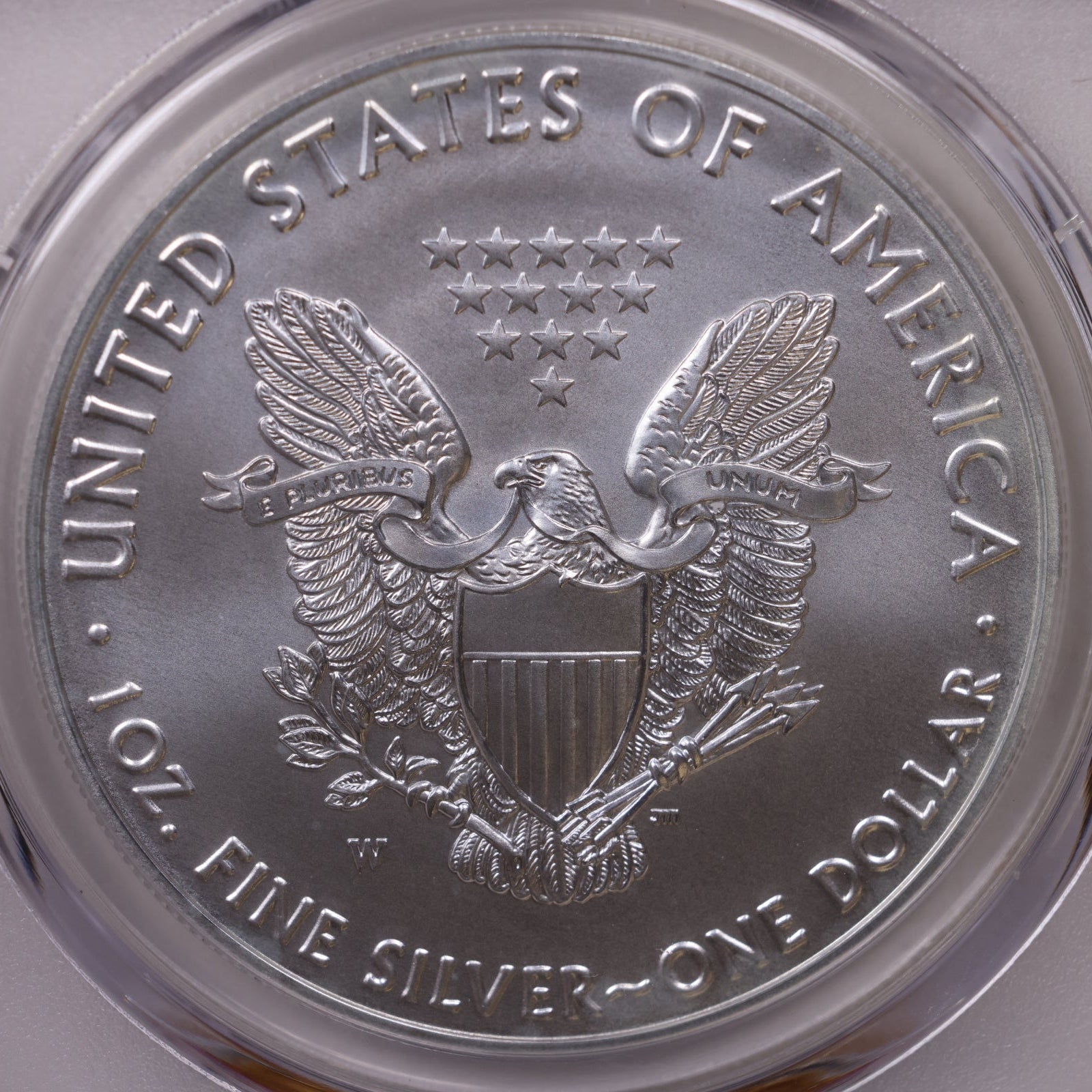 2017-W Burnished American Silver Eagle, First Strike, PCGS SP-70, Store#AE0334
