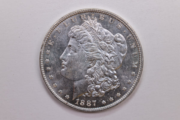 1887 Morgan Silver Dollar., Mint State Proof Like., Store Sale #DR0660