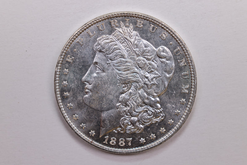 1887 Morgan Silver Dollar., Mint State Proof Like., Store Sale