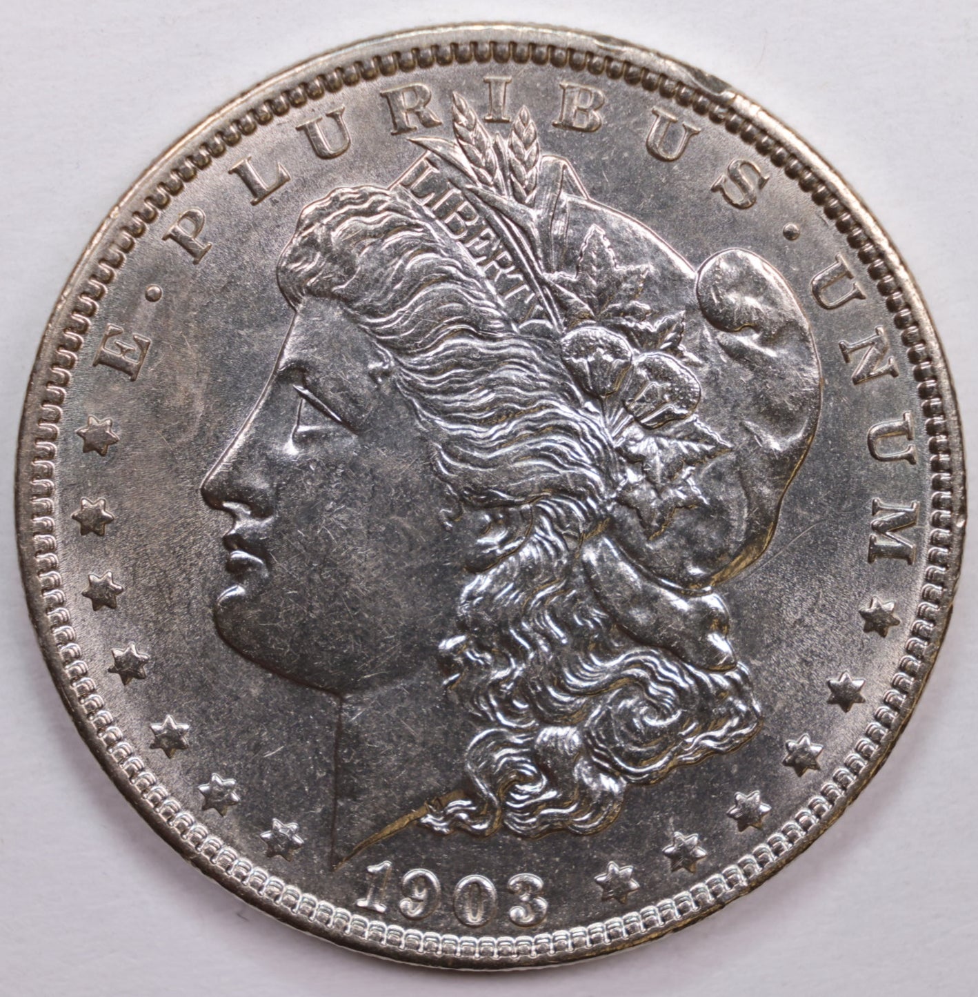 1903 Morgan Silver Dollar., Mint State, Proof Like., Store Sale #DR0668