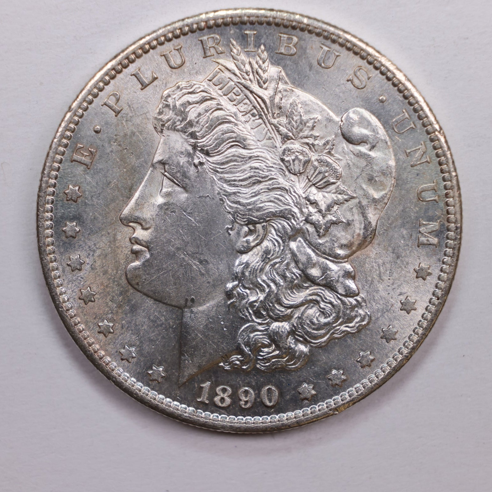 1890-S Morgan Silver Dollar., Mint State Condition., Store Sale #DR0671