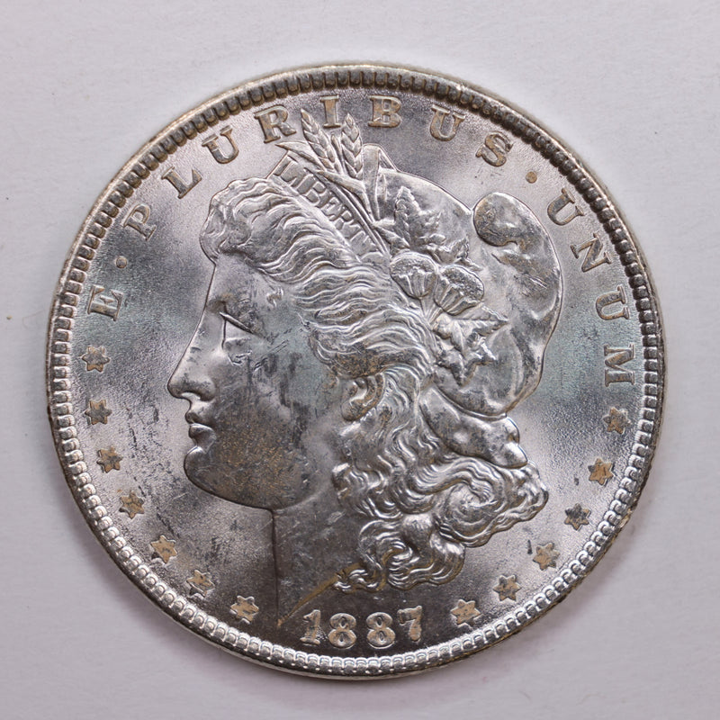1887 Morgan Silver Dollar., Mint State Condition., Store Sale