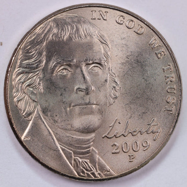 2009-P Jefferson Nickel, Uncirculated coin, Store #UN009P