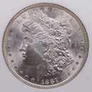 1887 Morgan Silver Dollar., NGC Certified MS-64., Store Sale