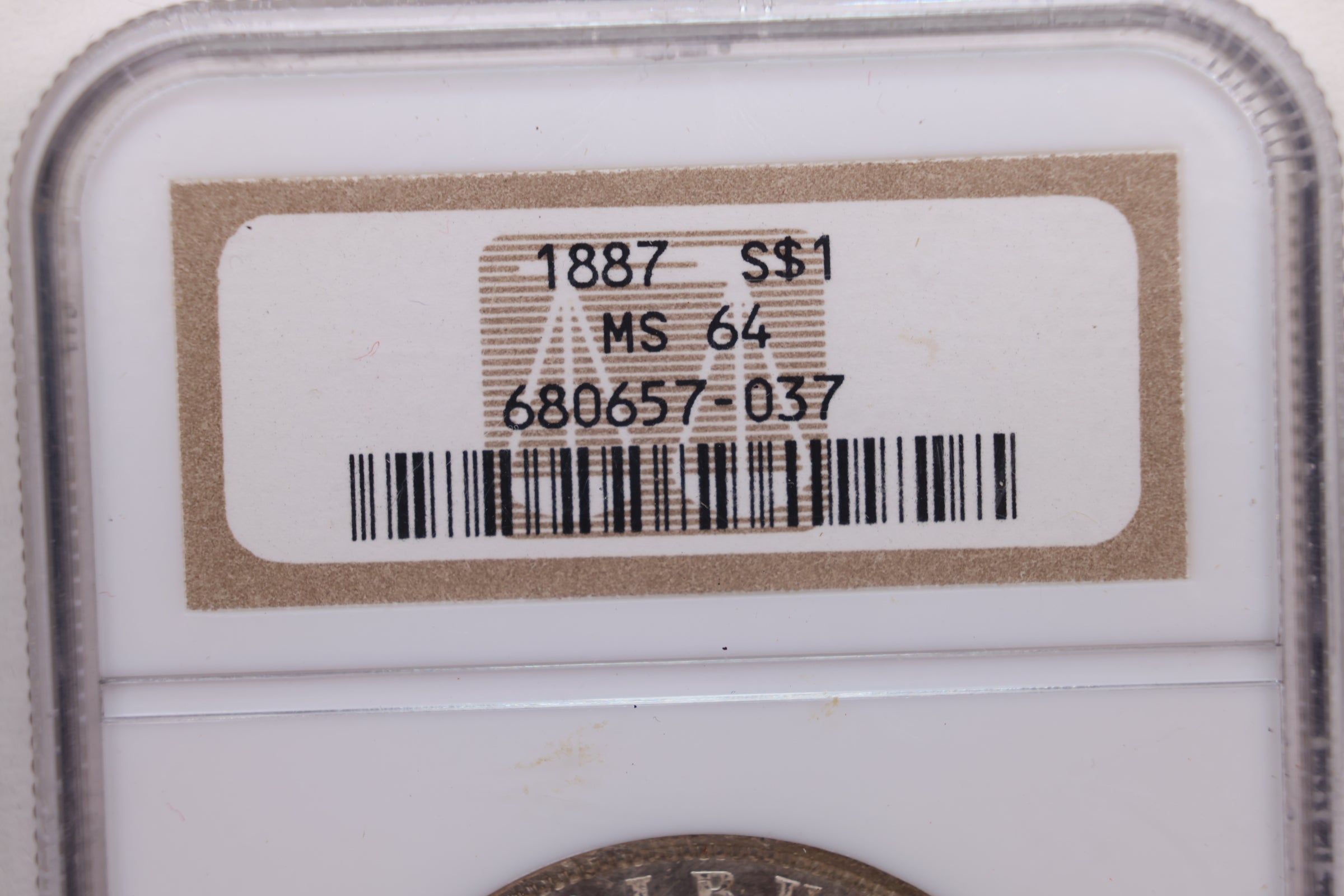 1887 Morgan Silver Dollar., NGC Certified MS-64., Store Sale #GDR0100