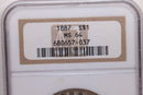 1887 Morgan Silver Dollar., NGC Certified MS-64., Store Sale