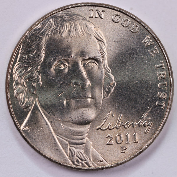 2011-P Jefferson Nickel, Uncirculated coin, Store #UN011P