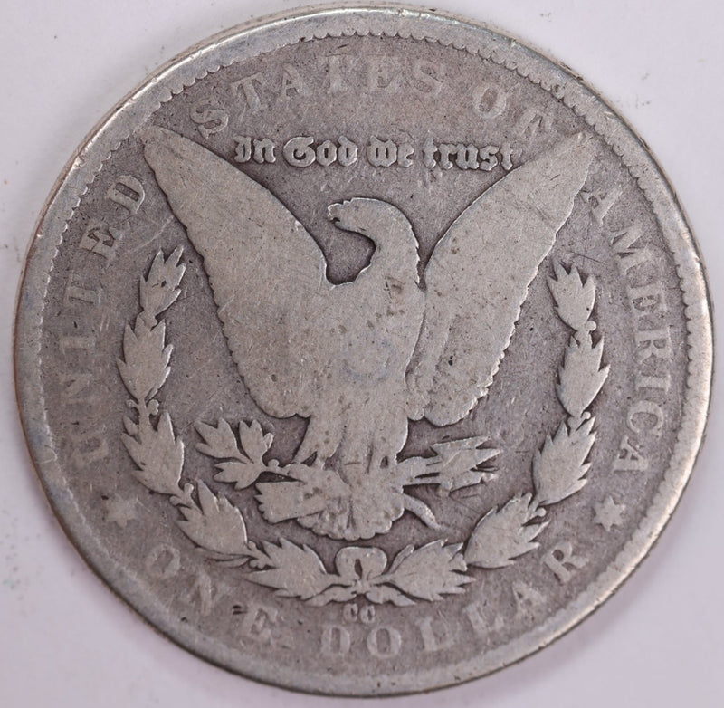 1890-CC Morgan Silver Dollar, About Good Circulated Coin. Store