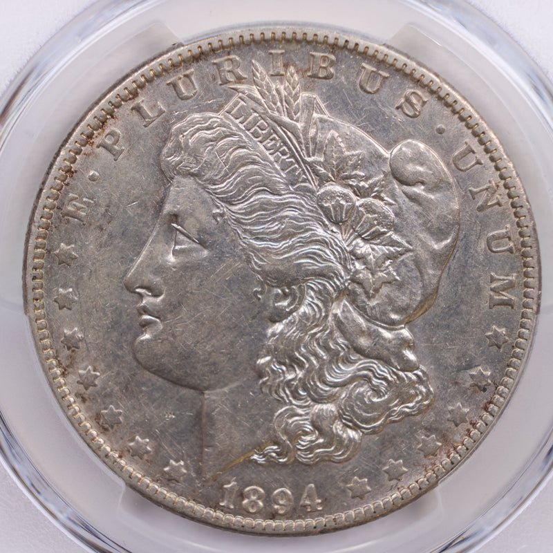 1894-O Morgan Silver Dollar., PCGS AU-50, Circulated Coin., Store Sale