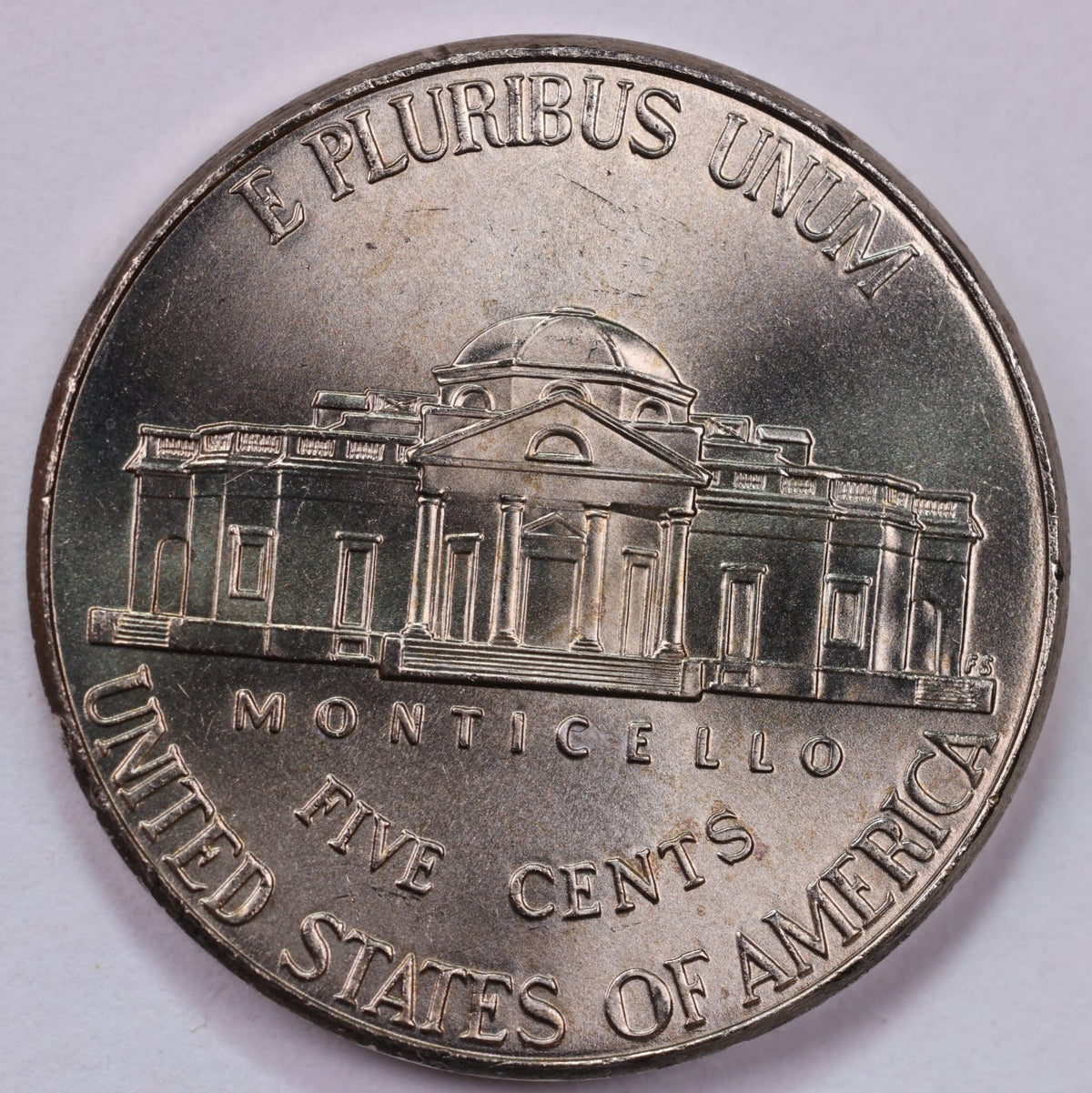 スーパージェクション グリーンボクシン フルイノV2 (円形アンプル) 2013-P Jefferson Nickel, Uncirculated coin, Store #UN013P