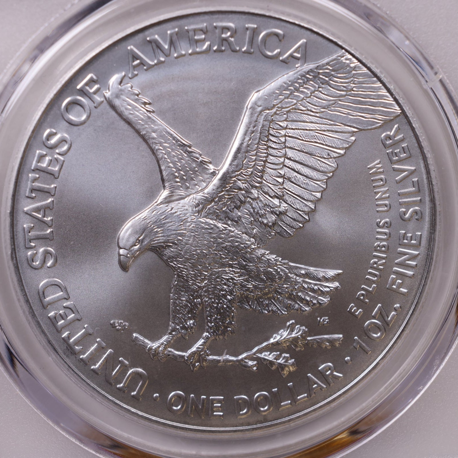 2021 American Silver Eagle Type 2, First Day of Issue, PCGS MS-70, Store#AE0351