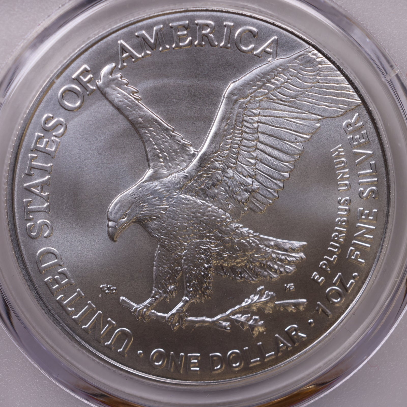 2021 American Silver Eagle Type 2, First Day of Issue, PCGS MS-70, Store#AE0352