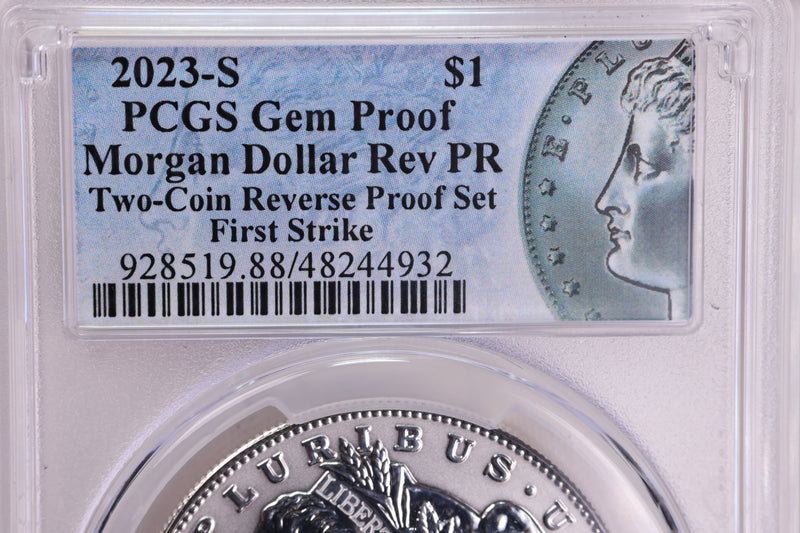 2023-S Morgan Dollar, Reverse Proof. PCGS Certified. Store Sale