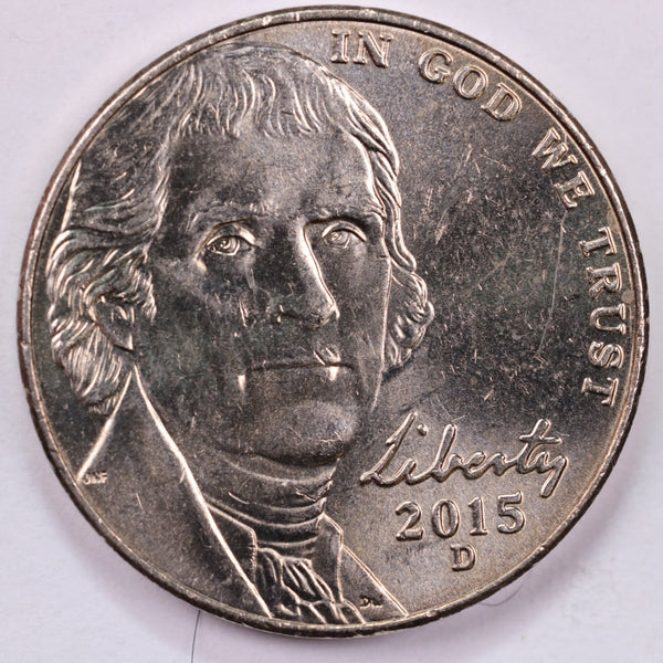 2015-D Jefferson Nickel, Uncirculated coin, Store #UN015D