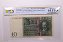 1929 10 Reichsmark, Pick# 180b., PCGS CU-64 PPQ., Store #GWC009