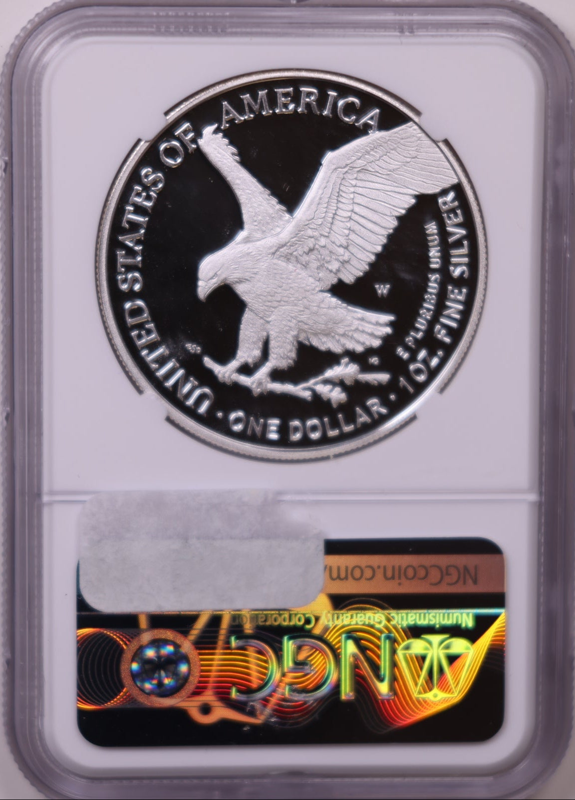 2021-W American Silver Eagle Type 2, First Day of Issue, NGC PF-70, Store#AE0358