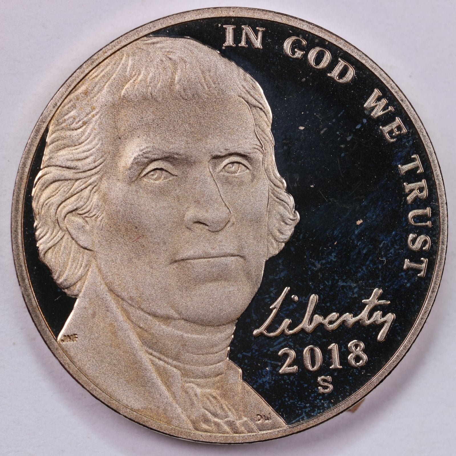 2018-S Jefferson Nickel, Proof coin, Store #PN018S