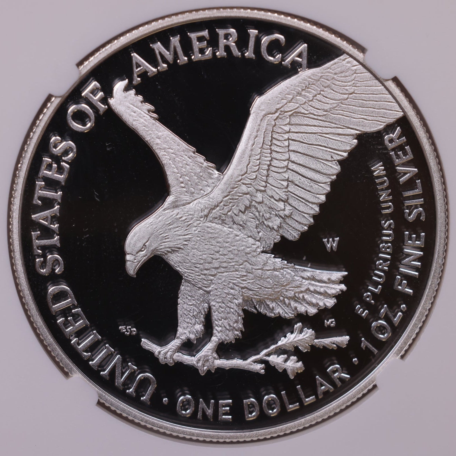 2021-W American Silver Eagle Type 2, First Day of Issue, NGC PF-70, Store#AE0359