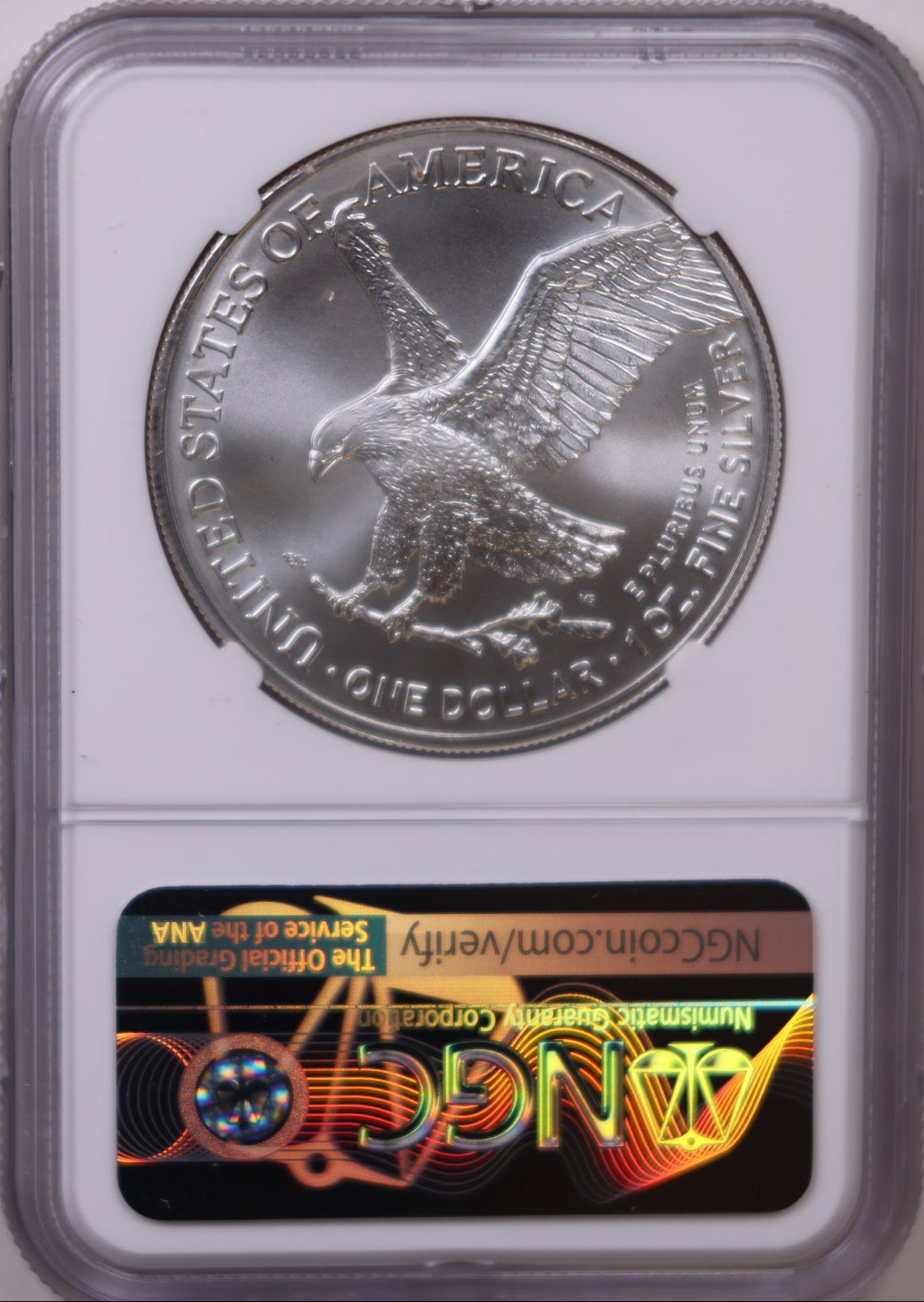 2021 American Silver Eagle Type 2, First Releases, NGC MS-70, Store#AE0364