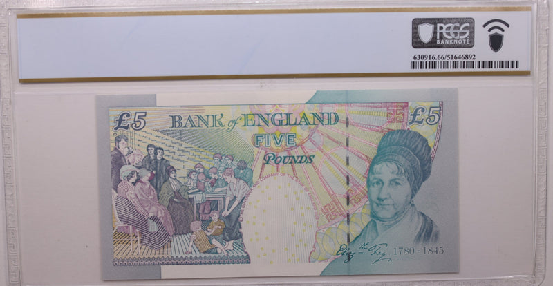 (2004) 5 Pounds, Great Britain., PCGS CU-66 PPQ., Store
